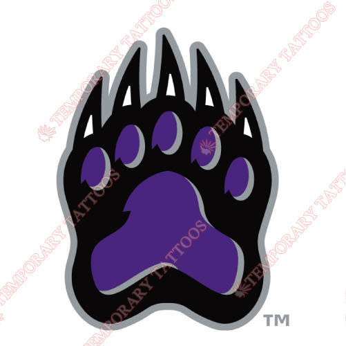 Central Arkansas Bears Customize Temporary Tattoos Stickers NO.4106